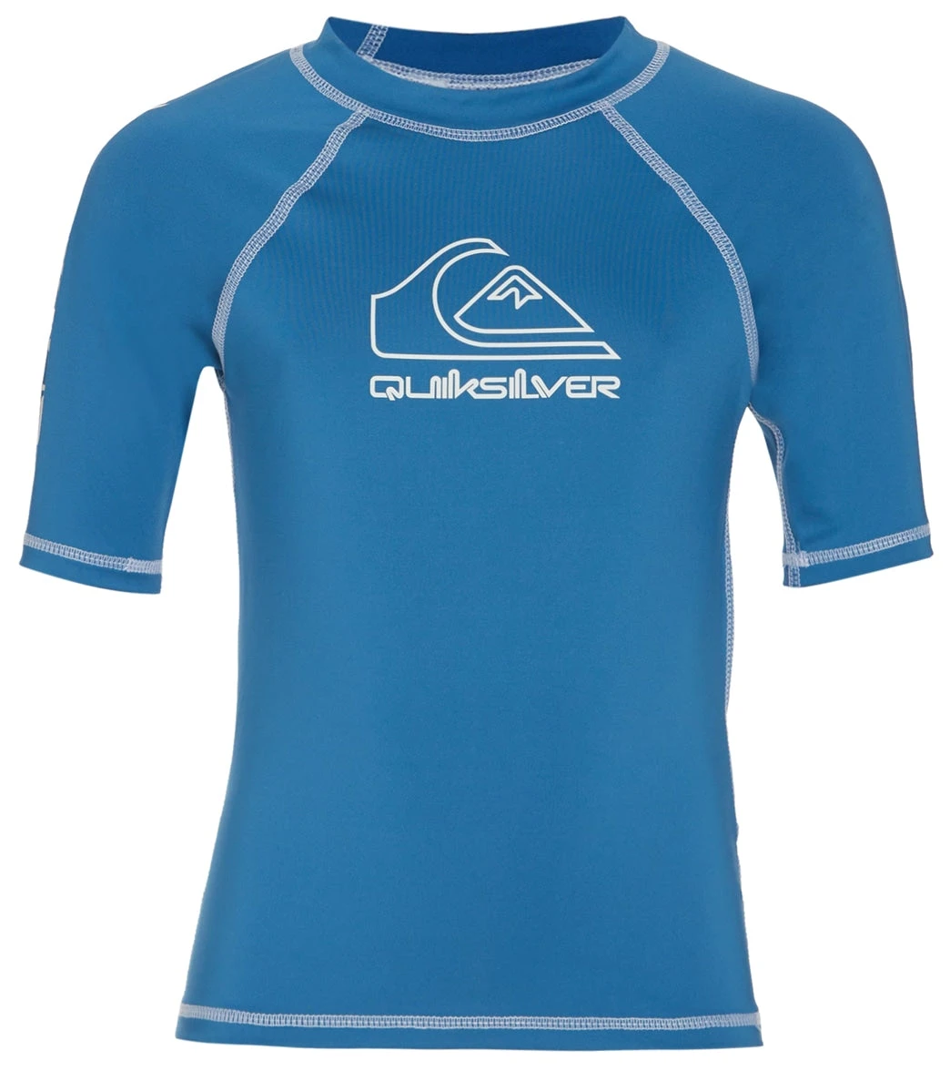 Quiksilver Boys' On Time Short Sleeve UPF 50 Rash Guard (Toddler, Little Kid) 3 Quiksilver Boys' On Time Short Sleeve UPF 50 Rash Guard (Toddler, Little Kid)