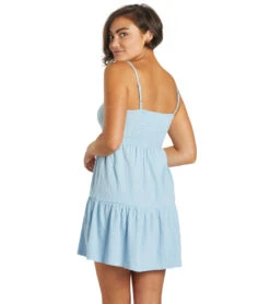 Roxy Women's Beach Hangs Dress -Optimal Swimming Equipment 7428432625832 powderblue 3a