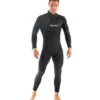 Men's 5mm Space Back Zip Fullsuit Wetsuit 1 Men's 5mm Space Back Zip Fullsuit Wetsuit -Optimal Swimming Equipment 7429463638184 black 1a