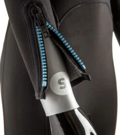 Women's 5mm Space Back Zip Fullsuit Wetsuit 17 Women's 5mm Space Back Zip Fullsuit Wetsuit -Optimal Swimming Equipment 7429463703720 black 7a