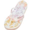 Roxy Girls' Pebbles VII Flip Flop (Little Kid, Big Kid) -Optimal Swimming Equipment 7430138003624 sunset 1a