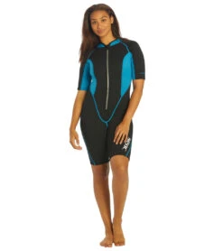 Seac 2MM Women's Ciao Springsuit Wetsuit 10 Seac 2MM Women's Ciao Springsuit Wetsuit -Optimal Swimming Equipment 7431600898216 blacklightblue 4a