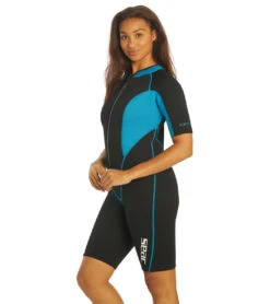 Seac 2MM Women's Ciao Springsuit Wetsuit 11 Seac 2MM Women's Ciao Springsuit Wetsuit -Optimal Swimming Equipment 7431600898216 blacklightblue 5a