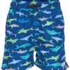 Boys' Sharky Wesley UPF 50+ Swim Trunks (Baby, Toddler, Little Kid) 1 Boys' Sharky Wesley UPF 50+ Swim Trunks (Baby, Toddler, Little Kid) -Optimal Swimming Equipment 7438199521448 sharky 1a