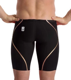 Speedo Men's Fastskin LZR Pure Intent Backstroke Edition Jammer Tech Suit Swimsuit 12 Speedo Men's Fastskin LZR Pure Intent Backstroke Edition Jammer Tech Suit Swimsuit -Optimal Swimming Equipment 7456070041768 blackrosegold 3a