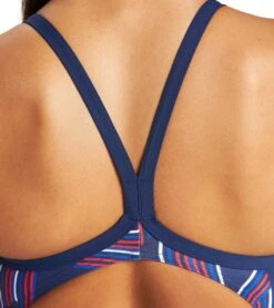 Arena Women's Puzzled Light Drop Back One Piece Swimsuit 11 Arena Women's Puzzled Light Drop Back One Piece Swimsuit -Optimal Swimming Equipment 7468250038440 navyredmulti 5a