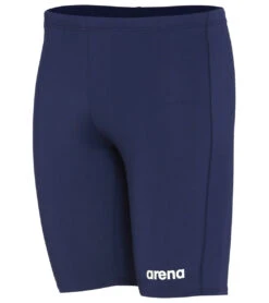Arena Men's Solid Jammer Swimsuit -Optimal Swimming Equipment 7468266815656 navywhite 4a
