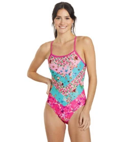 Sporti X Emma Weyant Patchwork Micro Back One Piece Swimsuit -Optimal Swimming Equipment 7474625839272 patchwork 6a