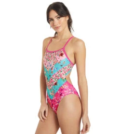 Sporti X Emma Weyant Patchwork Micro Back One Piece Swimsuit -Optimal Swimming Equipment 7474625839272 patchwork 9a