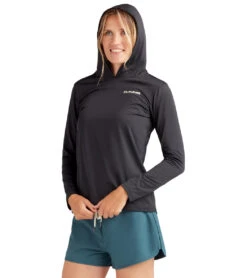Dakine Women's Mission Hoodie Long Sleeve UPF 50 Surf Shirt 12 Dakine Women's Mission Hoodie Long Sleeve UPF 50 Surf Shirt -Optimal Swimming Equipment 7476060946600 black 4a