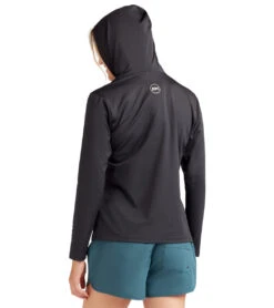 Dakine Women's Mission Hoodie Long Sleeve UPF 50 Surf Shirt 13 Dakine Women's Mission Hoodie Long Sleeve UPF 50 Surf Shirt -Optimal Swimming Equipment 7476060946600 black 5a