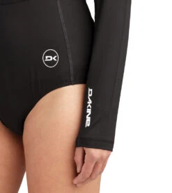 Dakine Women's HD Long Sleeve UPF 50 One Piece Swimsuit -Optimal Swimming Equipment 7476061503656 black 6a