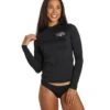 Billabong Women's Core Loose Fit Long Sleeve UPF 50 Surf Shirt 1 Billabong Women's Core Loose Fit Long Sleeve UPF 50 Surf Shirt -Optimal Swimming Equipment 7490771746984 black 1a