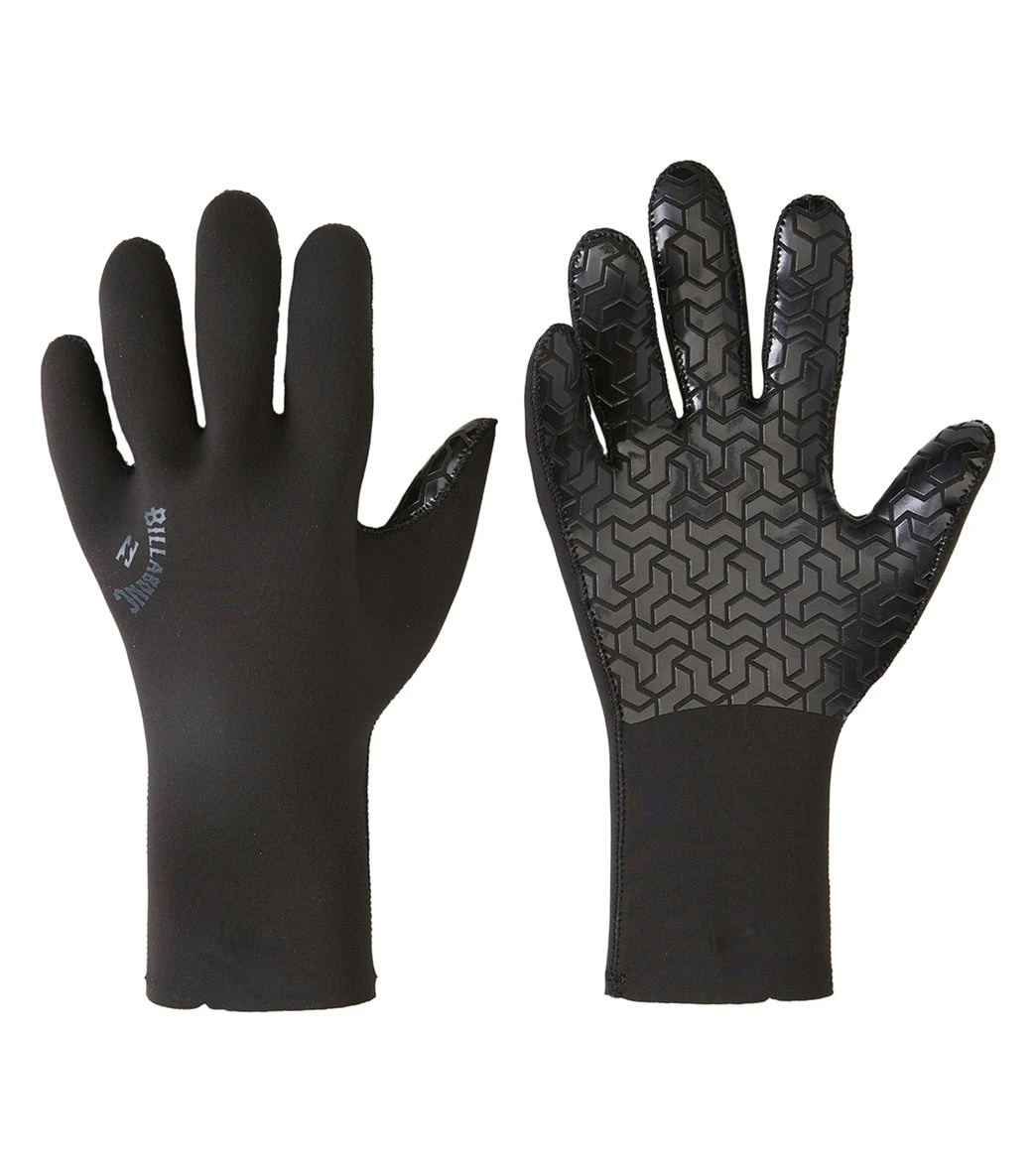 Billabong Men's 5mm Absolute 5 Finger Wetsuit Gloves 3 Billabong Men's 5mm Absolute 5 Finger Wetsuit Gloves