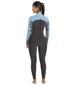 Roxy Women's 4/3mm Swell Series Back Zip Fullsuit Wetsuit 10 Roxy Women's 4/3mm Swell Series Back Zip Fullsuit Wetsuit -Optimal Swimming Equipment 7499384619176 jetboyblue 3a