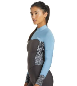 Roxy Women's 4/3mm Swell Series Back Zip Fullsuit Wetsuit 13 Roxy Women's 4/3mm Swell Series Back Zip Fullsuit Wetsuit -Optimal Swimming Equipment 7499384619176 jetboyblue 6a