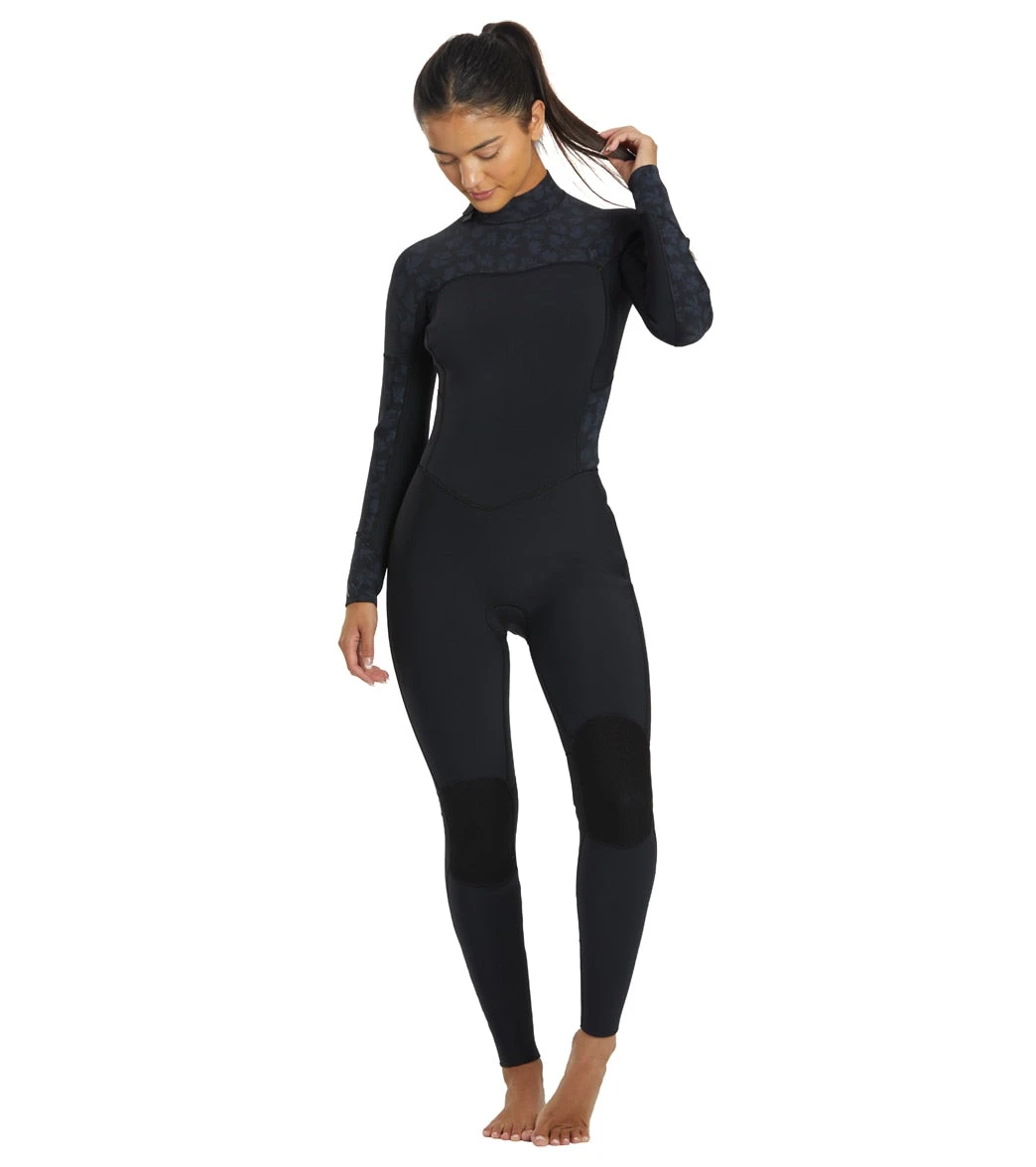 Roxy Women's 3/2mm Swell Series GBS Back Zip Fullsuit Wetsuit 3 Roxy Women's 3/2mm Swell Series GBS Back Zip Fullsuit Wetsuit