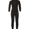Rip Curl Youth 4/3mm Dawn Patrol Long Sleeve Chest Zip Fullsuit Wetsuit -Optimal Swimming Equipment 7510131474600 black 1a