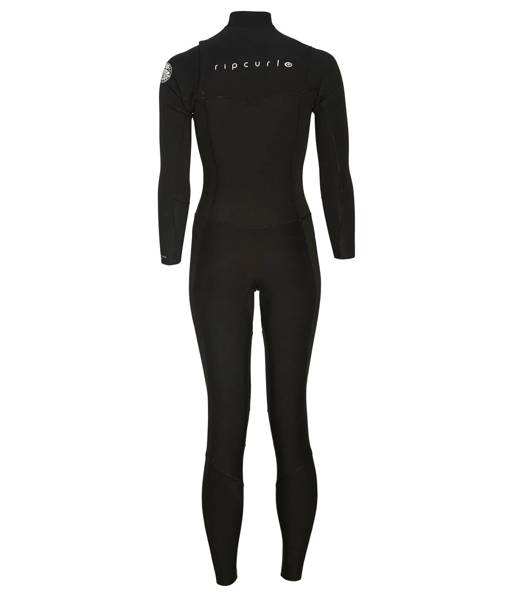 Rip Curl Women's 3/2mm Dawn Patrol Long Sleeve Chest Zip Fullsuit Wetsuit 4 Rip Curl Women's 3/2mm Dawn Patrol Long Sleeve Chest Zip Fullsuit Wetsuit - Image 2