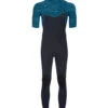Rip Curl Men's 2/2mm Dawn Patrol Short Sleeve Chest Zip Fullsuit Wetsuit 2 Rip Curl Men's 2/2mm Dawn Patrol Short Sleeve Chest Zip Fullsuit Wetsuit -Optimal Swimming Equipment 7510134653096 blue 1a
