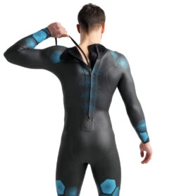 Arena Men's Thunder Wetsuit -Optimal Swimming Equipment 7529995862184 holidayblack 3a