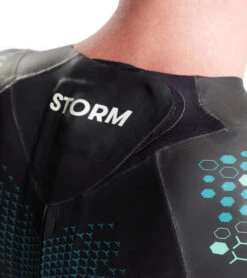 Arena Men's Storm Wetsuit -Optimal Swimming Equipment 7529996681384 coralblueblack 8a
