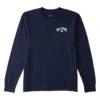 Billabong Boys' Arch Fill Long Sleeve Tee (Big Kid) -Optimal Swimming Equipment 7555292659880 navy 1a