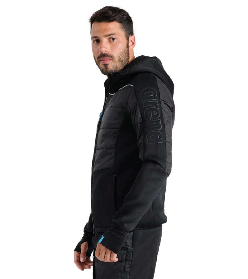 Arena Unisex Team Half-Quilted Hooded Front Zip Jacket 3 Arena Unisex Team Half-Quilted Hooded Front Zip Jacket