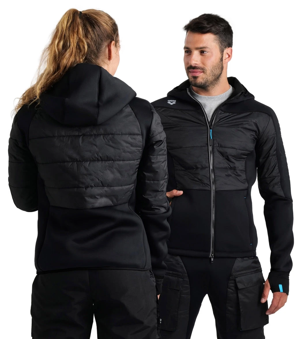 Arena Unisex Team Half-Quilted Hooded Front Zip Jacket 7 Arena Unisex Team Half-Quilted Hooded Front Zip Jacket - Image 5