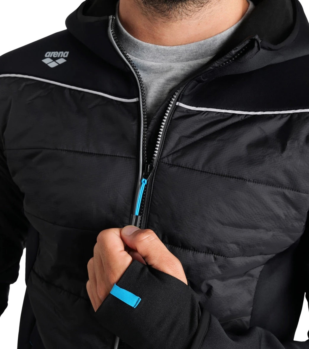 Arena Unisex Team Half-Quilted Hooded Front Zip Jacket 9 Arena Unisex Team Half-Quilted Hooded Front Zip Jacket - Image 7