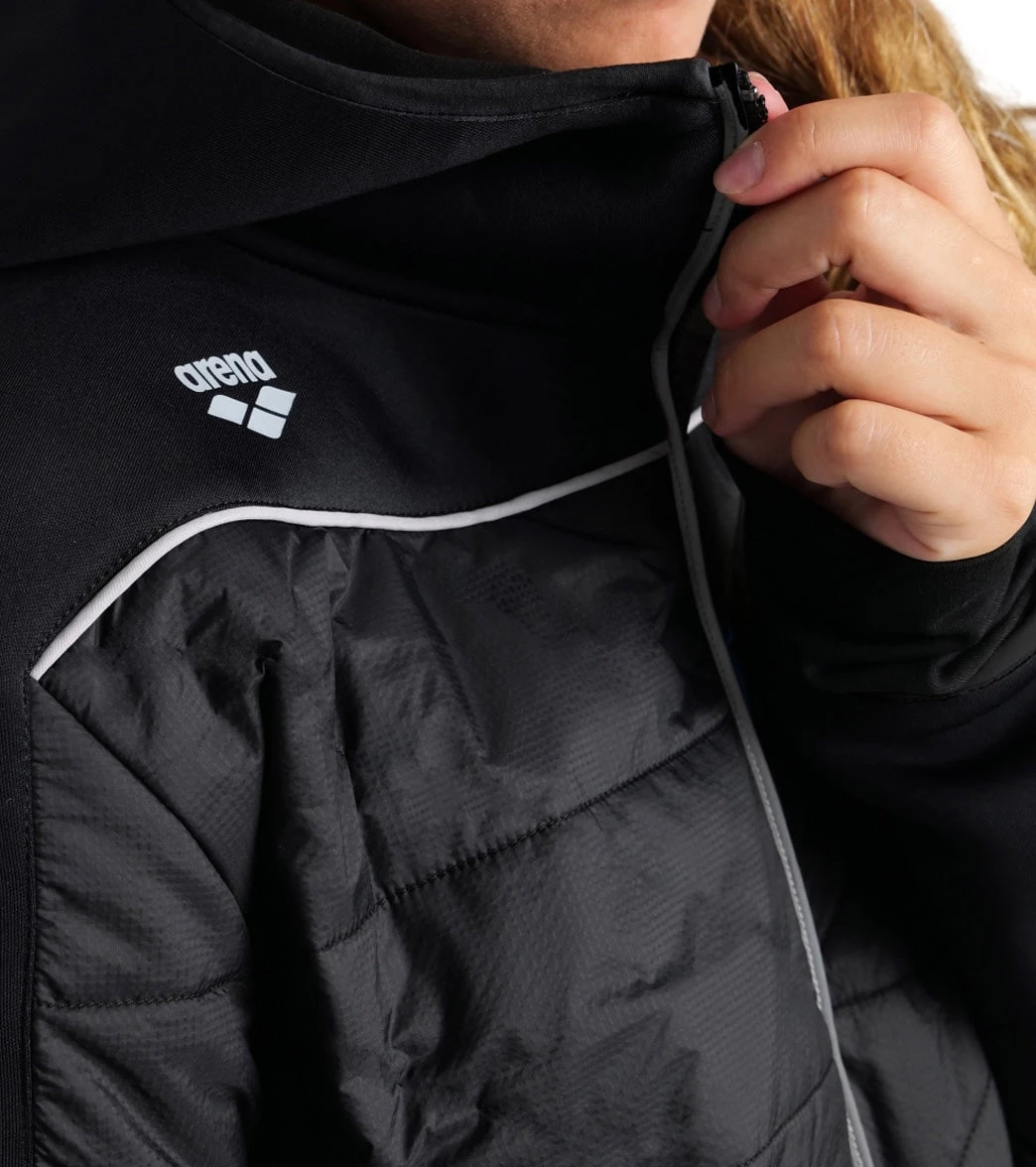 Arena Unisex Team Half-Quilted Hooded Front Zip Jacket 10 Arena Unisex Team Half-Quilted Hooded Front Zip Jacket - Image 8