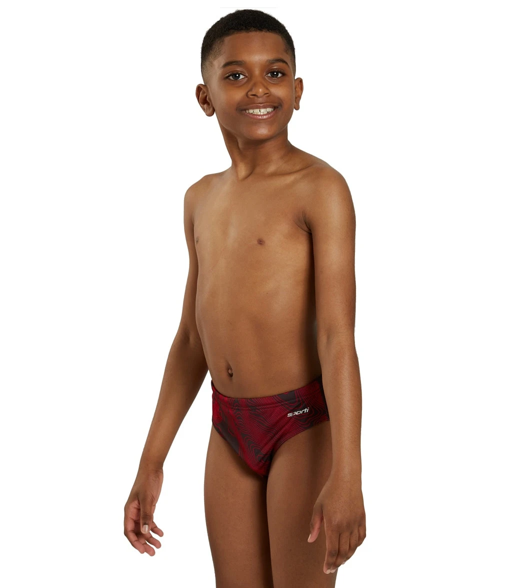 HydroLast Sonar Waves Swim Brief Swimsuit Youth (22 - 28) 4 HydroLast Sonar Waves Swim Brief Swimsuit Youth (22 - 28) - Image 2