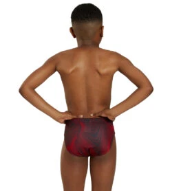 HydroLast Sonar Waves Swim Brief Swimsuit Youth (22 - 28) 11 HydroLast Sonar Waves Swim Brief Swimsuit Youth (22 - 28) -Optimal Swimming Equipment 7595544969384 red 4a