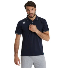 Arena Unisex Team Solid Cotton Short Sleeve Polo