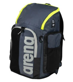 Arena Spiky III 45 Backpack -Optimal Swimming Equipment 7599092793512 navyneonyellow 4a