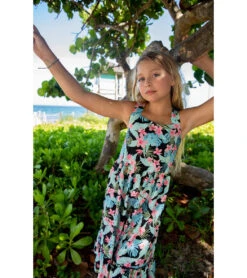 Girls' Coastline Dress (Toddler, Little Kid, Big Kid) 9 Girls' Coastline Dress (Toddler, Little Kid, Big Kid) -Optimal Swimming Equipment 7600913088680 black 3a