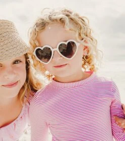 Girls' Diving Diva Long Sleeve Two Piece Rashguard Set (Baby, Toddler, Little Kid) -Optimal Swimming Equipment 7601446420648 pink 4a