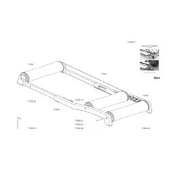 TACX Galaxia Rollers -Optimal Swimming Equipment 7608145182888 blackblue 4a