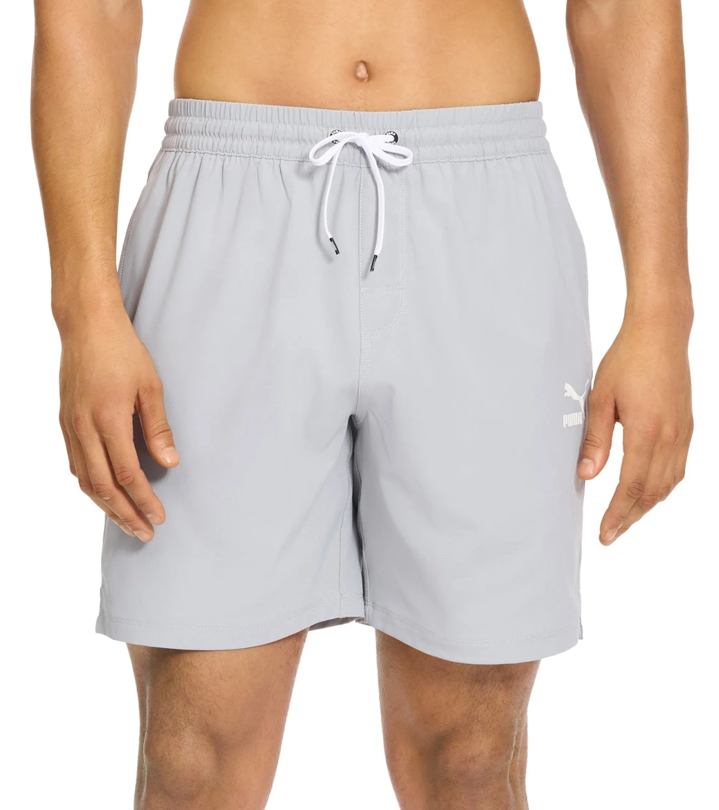 Puma Men's 7" Quickdry Branded Swim Trunks 3 Puma Men's 7" Quickdry Branded Swim Trunks