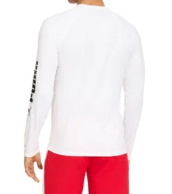 Puma Men's Quickdry Regular Fit Long Sleeve Rash Guard 8 Puma Men's Quickdry Regular Fit Long Sleeve Rash Guard -Optimal Swimming Equipment 7621703598248 pumawhite 2a