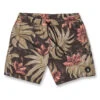 Volcom Men's 17" Polly Pack Swim Trunks 2 Volcom Men's 17" Polly Pack Swim Trunks -Optimal Swimming Equipment 7648543965352 rinsedblack 1a