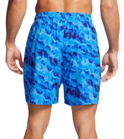 Under Armour Men's UA Ridge Dye Swim Trunks -Optimal Swimming Equipment 7650528264360 glacierblue 3a