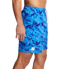 Under Armour Men's UA Ridge Dye Swim Trunks -Optimal Swimming Equipment 7650528264360 glacierblue 4a