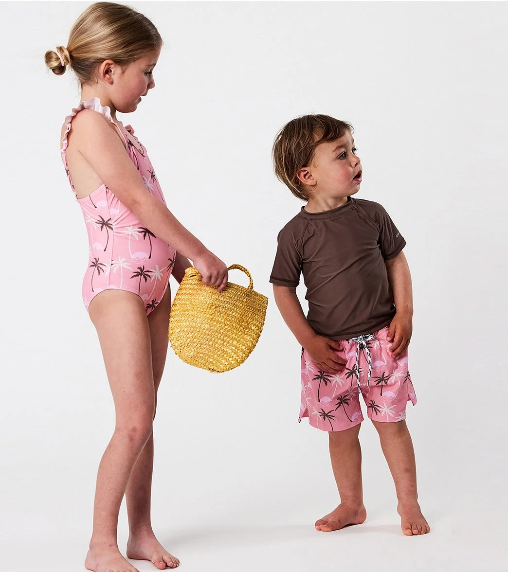 Girls' Palm Paradise Frill Strap One Piece Swimsuit (Toddler, Little Kid, Big Kid) 7 Girls' Palm Paradise Frill Strap One Piece Swimsuit (Toddler, Little Kid, Big Kid) - Image 5