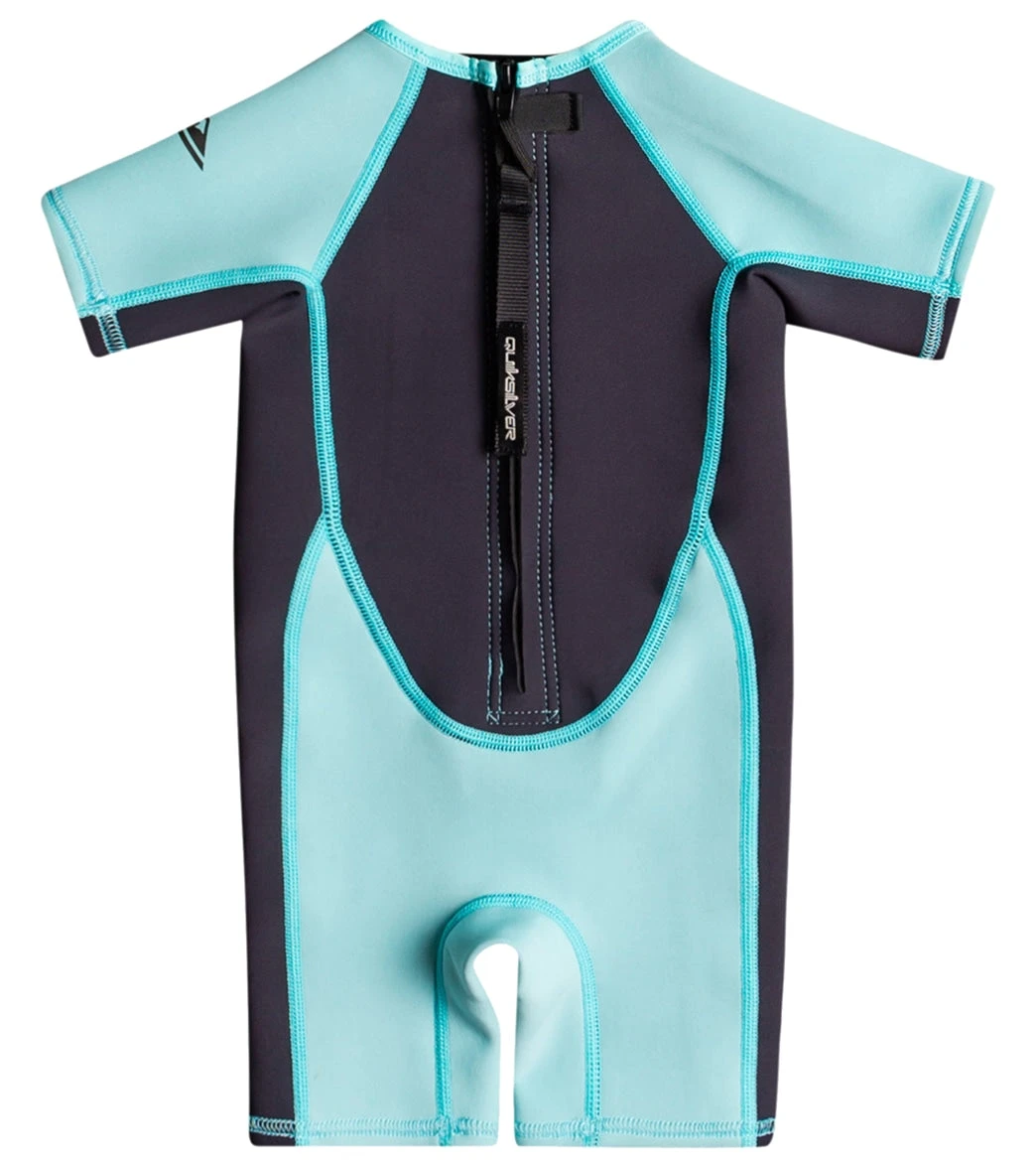 Quiksilver Youth 1.5mm Toddler Back Zip Short Sleeve Springsuit Wetsuit 4 Quiksilver Youth 1.5mm Toddler Back Zip Short Sleeve Springsuit Wetsuit - Image 2