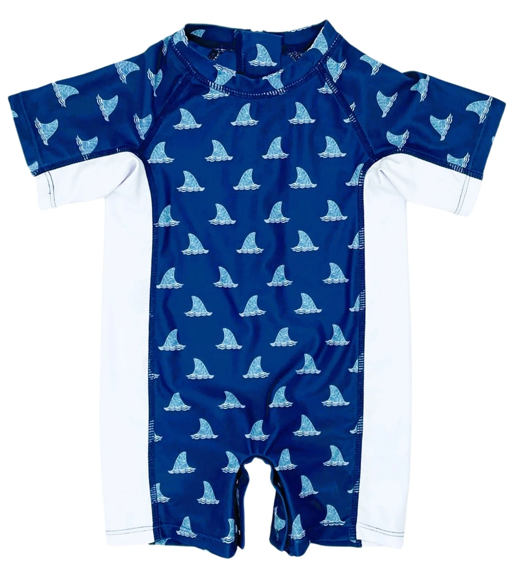 Boys' Beach Daze Fin Short Sleeve Surf Suit (Baby) 3 Boys' Beach Daze Fin Short Sleeve Surf Suit (Baby)