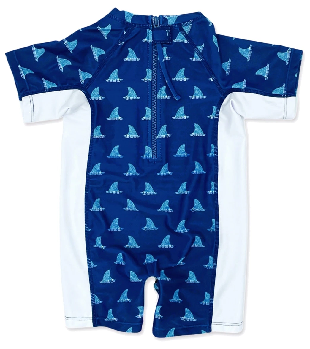 Boys' Beach Daze Fin Short Sleeve Surf Suit (Baby) 4 Boys' Beach Daze Fin Short Sleeve Surf Suit (Baby) - Image 2