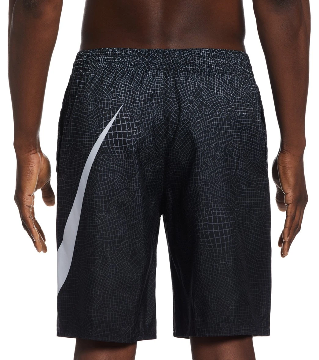 Nike Men's 20" Grid Swoosh Breaker Swim Trunks 4 Nike Men's 20" Grid Swoosh Breaker Swim Trunks - Image 2