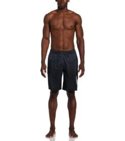 Nike Men's 20" Grid Swoosh Breaker Swim Trunks 10 Nike Men's 20" Grid Swoosh Breaker Swim Trunks -Optimal Swimming Equipment 7756927631528 black 4a