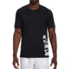 Nike Men's Hydro Short Sleeve Swim Shirt -Optimal Swimming Equipment 7761617191080 black 1a